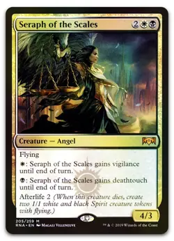 Seraph of the Scales #205 (Foil) (NM) Ravnica Allegiance RNA Magic MTG - Image 1