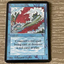 Alpha Blue Elemental Blast LP MTG Magic: The Gathering - Image 1
