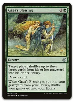 Gaea's Blessing #10 (NM) Nissa vs. Ob Nixilis DDR Magic MTG - Image 1
