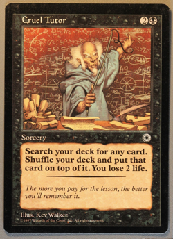 Cruel Tutor - MTG - Portal - Magic: The Gathering - Image 1