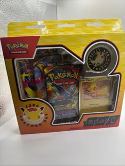 Pokemon 2026 Pokemon Day Sealed Box Pikachu Promo Card Coin Boosters English - Image 1