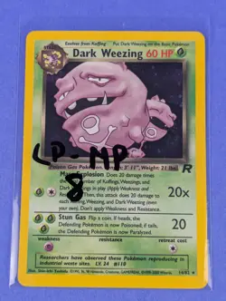 Dark Weezing - 14/82 - Holo Unlimited Team Rocket - Pokemon Card - MP - Image 3