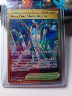 Pokemon Stellar Crown Area Zero Underdepths Trainer #174/142 NOT PLAYED - Image 1