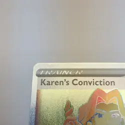 Pokemon Karen's Conviction 216/198 Chilling Reign Secret Rare Full Art Holo - Image 5