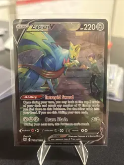 Zacian V ⭐ TG21/TG30 Holo Rare V Astral Radiance Trainer Gallery Pokemon NM - Image 2