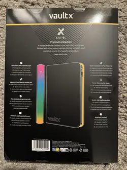 VaultX Binder 9 Pocket Exo-Tec Zip ME1 First Edition New Mega Evolutions IN HAND - Image 2