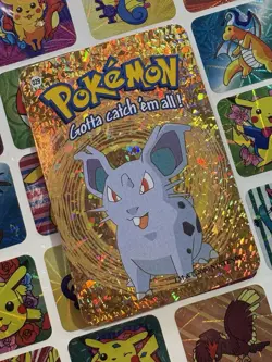 Pokemon Holo Vintage Pocket Monsters Vending Prism Sticker Nintendo collections - Image 1