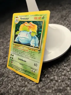 Pokemon Venusaur 18/130 Holo Rare Base Set 2 HP - Image 2
