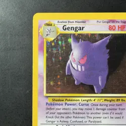Pokemon Vintage Holo Gengar 5/62 Fossil WoTC 1999 - Image 2