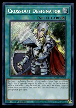 Yu-Gi-Oh TCG #RA02-EN063 Crossout Designator ScR,1st Ed. NM - Image 1