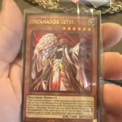 Yu-Gi-Oh! TCG Hecahands Ibtel Effect Konami 1st Edition 16G081 ATK 1600 DEF 2100 - Image 1