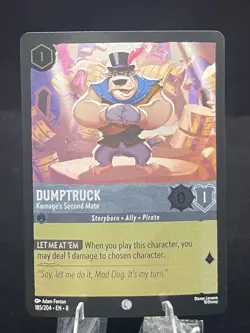 Disney Lorcana-Reign of Jafar-Dumptruck-Karnage s Second Mate-#185-Cold Foil-NM - Image 1