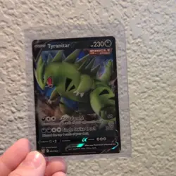 Pokemon Tyranitar V Battle Styles Single Strike Foil 097/163 230 HP Card - Image 1