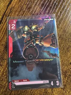 Messer Type-F02 Minelayer ST08-005 C+ Flash of Radiance Foil Gundam Card Game NM - Image 1
