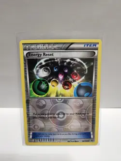 Energy Reset Trainer 98/124 XY Fates Collide Reverse Holo Pokemon TCG Card [ENG] - Image 1