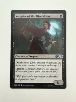 Vampire of the Dire Moon MTG Magic the Gathering Card LP Lightly Played M20 - Image 1