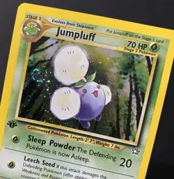 Jumpluff 7/111 Neo Genesis Holo 1st Edition *Swirl* (See Photos) Pokemon Card - Image 4