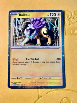Raikou 048/132 Mega Evolution Cosmos Holo Promo Pokemon Card Near Mint - Image 1