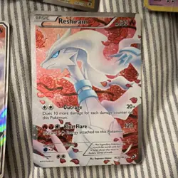 Pokemon TCG GX EX V Holo Full Art Card Lot Mewtwo Entei Reshiram 10 Cards - Image 5