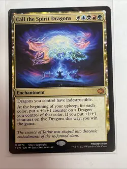 Call the Spirit Dragons Tarkir: Dragonstorm #174 Mythic - Image 1
