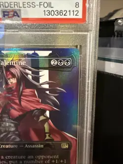 Vincent Valentine PSA8 MTG 383 (Borderless) Final Fantasy Foil - Image 4