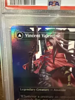 Vincent Valentine PSA8 MTG 383 (Borderless) Final Fantasy Foil - Image 5