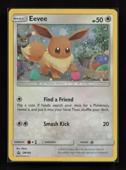 Eevee SM184 Promo SM Black Star Promos Pokemon Near Mint - Image 1
