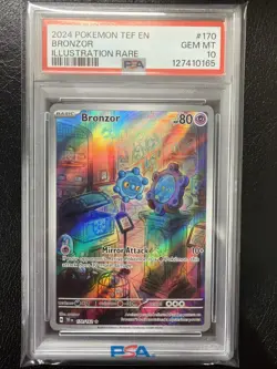 Pokemon TCG Bronzor #170 IR Temporal Forces PSA 10💎 - Image 1