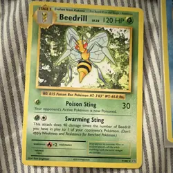 Pokemon TCG GX EX V Holo Full Art Card Lot Victini Beedrill Eevee 10 Cards - Image 3