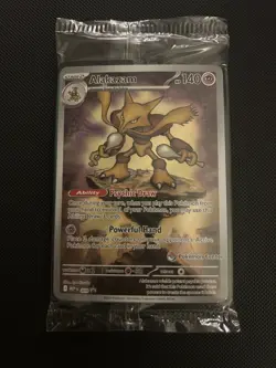 Alakazam (SEALED) 009 Pokemon Center Mega Evolutions Elite Trainer Box Promo NM - Image 2