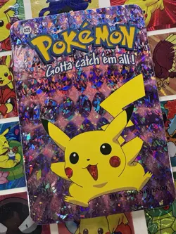 Pokemon Pikachu Holo Vintage Pocket Monsters Vending Prism Sticker Nintendo 2000 - Image 1