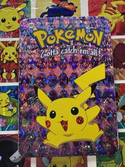 Pokemon Pikachu Holo Vintage Pocket Monsters Vending Prism Sticker Nintendo 2000 - Image 4