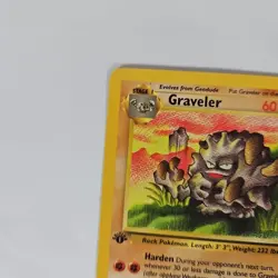 Pokemon TCG Graveler 1999 Wizards Of The Coast First Edition Fossil Set #37/62 - Image 5