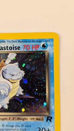 Pokemon Dark Blastoise Team Rocket 3/82 1st Edition Holo Rare – LP - Image 3