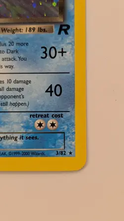 Pokemon Dark Blastoise Team Rocket 3/82 1st Edition Holo Rare – LP - Image 5