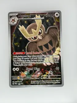 2023 Pokemon Scarlet & Violet Noctowl 141 NM - Image 1