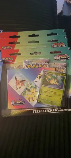 Pokemon TCG - Prismatic Evolutions - Tech Sticker Packs - Set of 10 NEW - Image 4