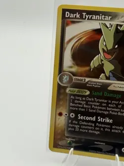 Pokemon Dark Tyranitar 120 HP Rare Team Rocket Returns 20/109 2004 English - Image 2
