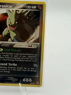 Pokemon Dark Tyranitar 120 HP Rare Team Rocket Returns 20/109 2004 English - Image 5