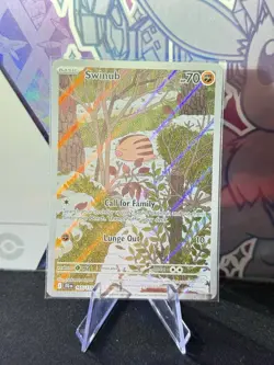 Swinub 165/159 Full Art Holo Pokemon SV09: Journey Together English Near Mint - Image 1