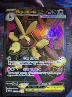 Pokemon TCG Mega Lopunny ex Full Art 115/094 Phantasmal Flames Ultra Rare Holo - Image 2