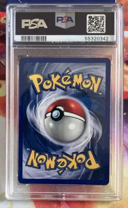 1999 POKEMON BASE SET SHADOWLESS #1 ALAKAZAM-HOLO PSA 8 - Image 2