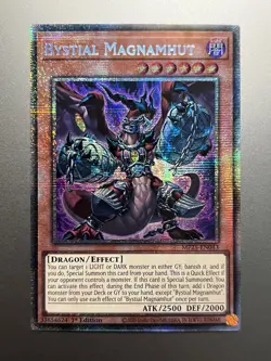 Yugioh - Bystial Magnamhut Starlight Rare MP25-EN043, Near Mint, 1st Edition - Image 1