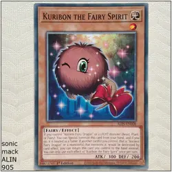 Kuribon the Fairy Spirit - ALIN-EN008 - Common 1st Edition Yugioh - Image 1
