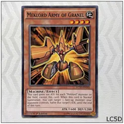 Meklord Army of Granel - LC5D-EN165 - Common 1st Edition Yugioh - Image 1