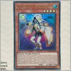 Weiss, Lightsworn Archfiend - MP25-EN186 - Ultra Rare 1st Edition Yugioh - Image 1