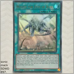 Wishes for Eyes of Blue - SDWD-EN042 - Ultra Rare 1st Edition Yugioh - Image 1