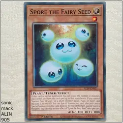 Spore the Fairy Seed - ALIN-EN007 - Common 1st Edition Yugioh - Image 1