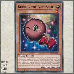 Kuribon the Fairy Spirit - ALIN-EN008 - Common 1st Edition Yugioh - Image 1