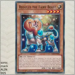 Regulus the Fairy Beast - ALIN-EN006 - Common 1st Edition Yugioh - Image 1
